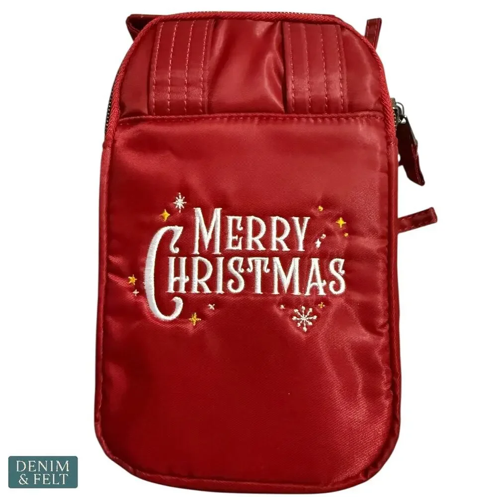 NEW Disney Parks‎ Mickey Mouse Holiday Convertible Crossbody Bag by Lug Plaid
